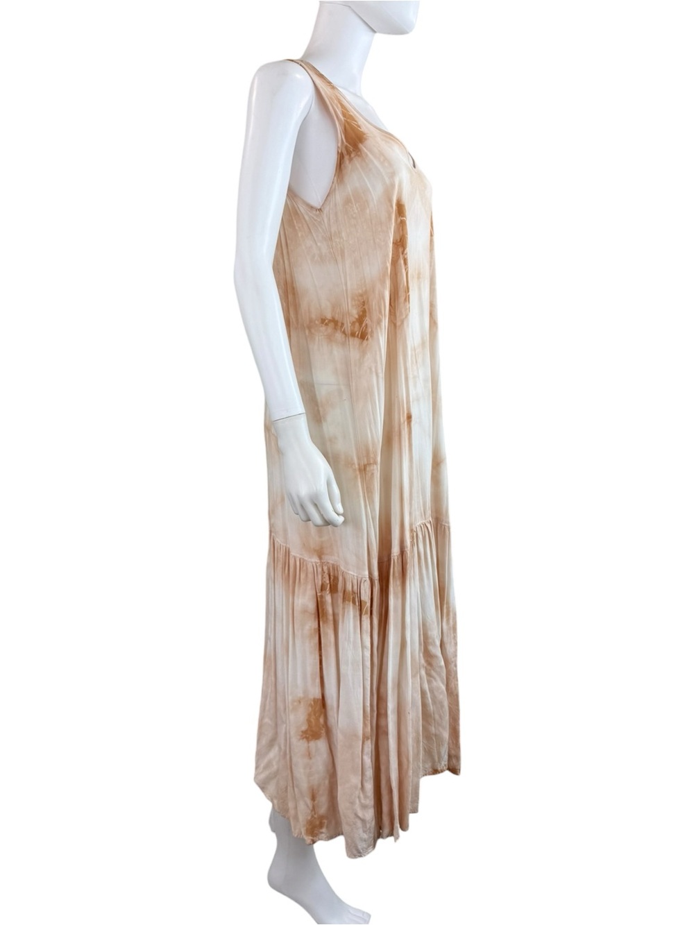 THE ODELLS Peach Tie Dye Maxi Sundress Size L0780 - Picture 4 of 10
